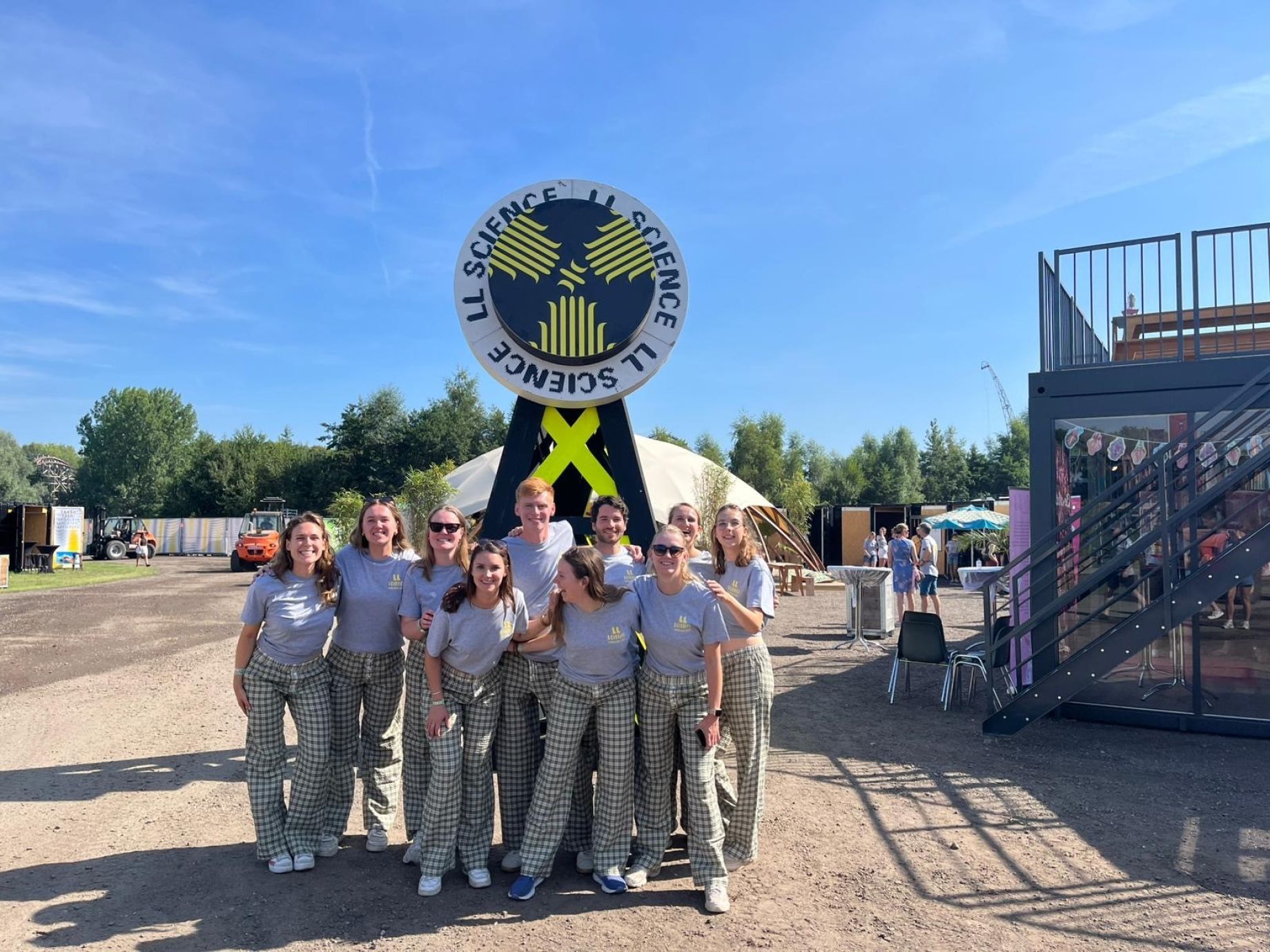 BioClock team bij Lowlands Science 2025